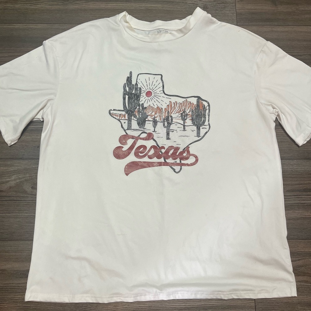 Texas Graphic White T-Shirt